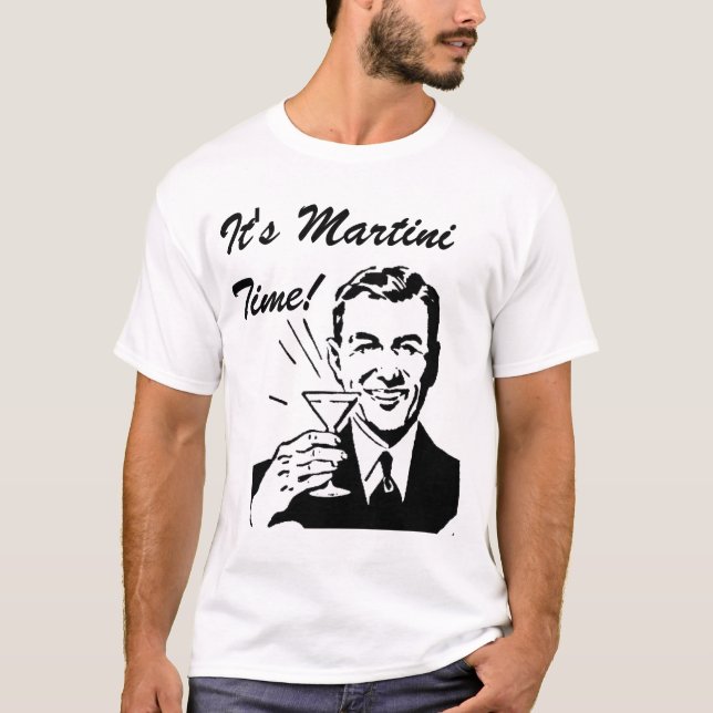 Camiseta ¡Las alegrías es tiempo de Martini! (Anverso)