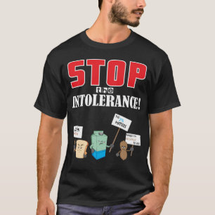 Camiseta Las alergias alimentarias paran la intolerancia -