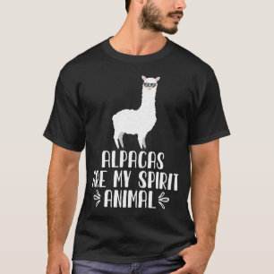 Camiseta Las Alpacas son mi animal espiritual