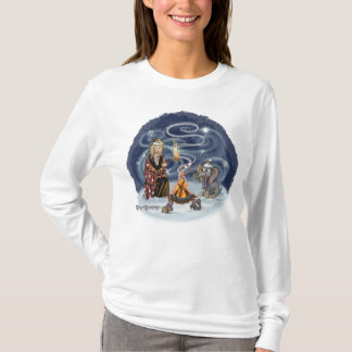 Camiseta Las amigas de Santa Chris y Wilbur Fireside llevan