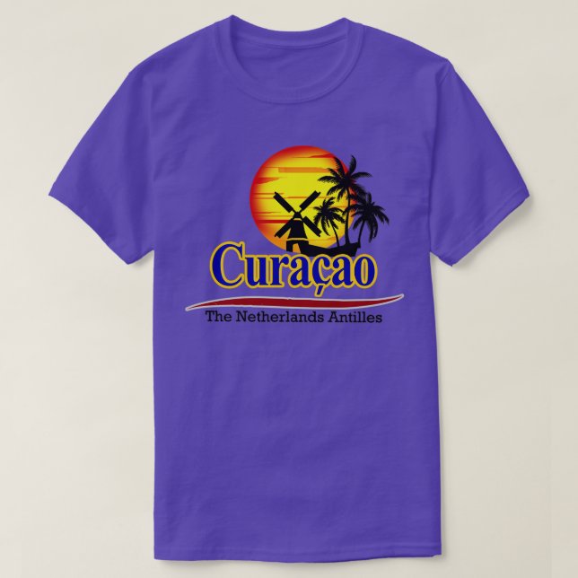 Camiseta Las Antillas Neerlandesas Curacao (Diseño del anverso)