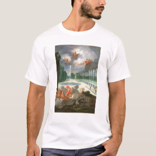 Camiseta Las arboledas de Versalles. Vista de la piscina