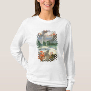 Camiseta Las arboledas de Versalles. Vista de la piscina