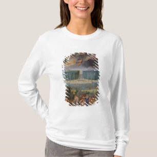 Camiseta Las arboledas de Versalles. Vista de la piscina de