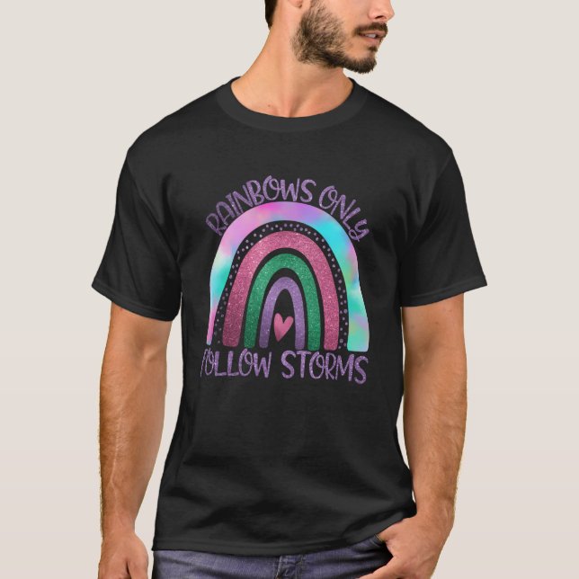 Camiseta Las arcoiris del Boho solamente siguen a las torme (Anverso)