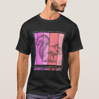 Camiseta Las ardillas me hacen feliz ardilla