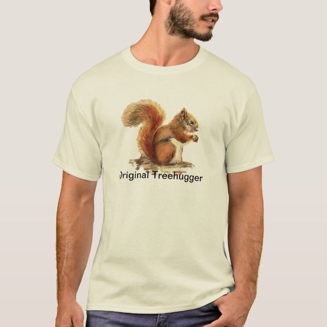 Camiseta Las ardillas son el Humor original de los Treehugg (Anverso)