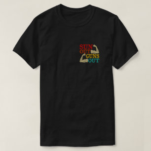 Camiseta Las armas de Sun en los biceps