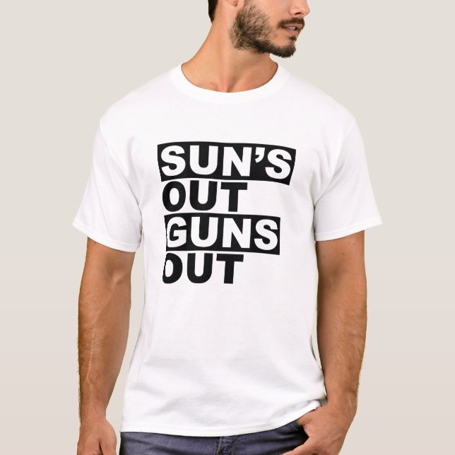 Camiseta Las armas de Sun están fuera (Anverso)