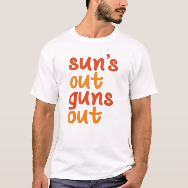 Camiseta Las armas de Sun están fuera (Anverso)