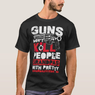 Camiseta Las armas no matan a la gente diversión relación f