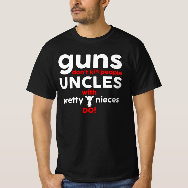 Camiseta Las armas no matan a la gente, yo hago anti-armas (Anverso)