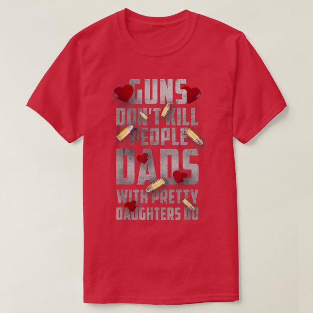 Camiseta Las armas no matan a las hijas con sus Bonitos (Diseño del anverso)