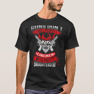 Camiseta Las armas no matan a los hombres de línea con sus 