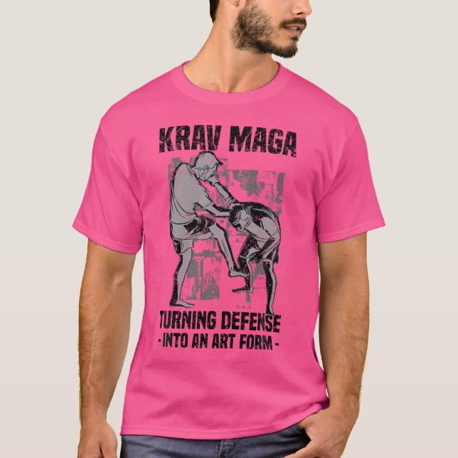 Camiseta Las artes marciales de Krav Maga (Anverso)