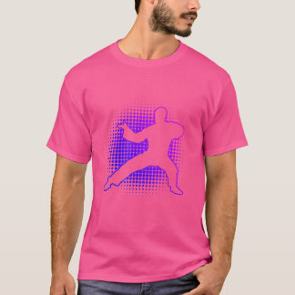Camiseta Las Artes Marciales Kungfu De Las Mujeres De Wushu