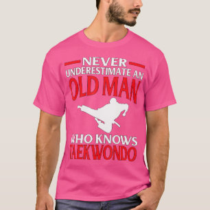 Camiseta Las artes marciales nunca subestiman a los viejos 