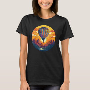 Camiseta Las aventuras de Guay Mountain Lake Sunset con air