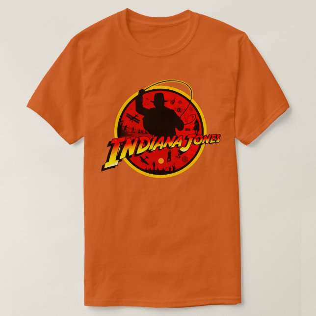 Camiseta Las aventuras de Indiana Jones TShirt (Diseño del anverso)