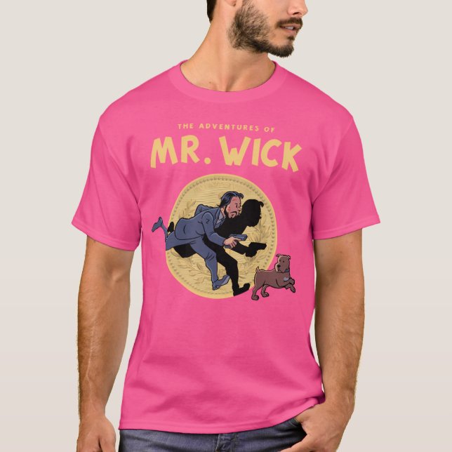 Camiseta Las aventuras de la venganza John Wick (Anverso)