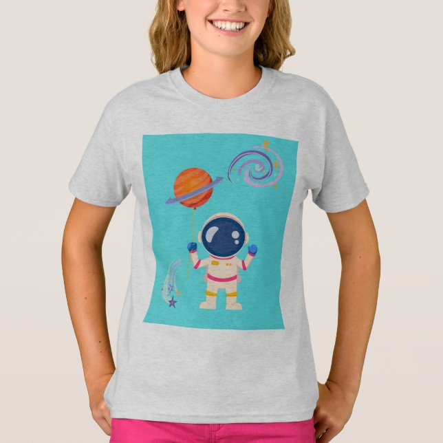 Camiseta Las aventuras de los personalizados de Spaceman. (Anverso)