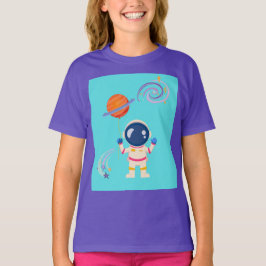 Camiseta Las aventuras de los personalizados de Spaceman.