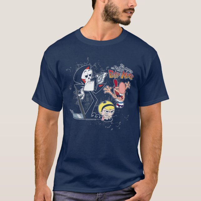 Camiseta Las aventuras macabras de Billy Mandy Splatter Cas (Anverso)
