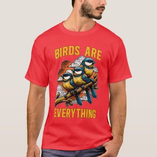 Camiseta Las Aves Aficionados A Las Aves Son Todo Lo Que La