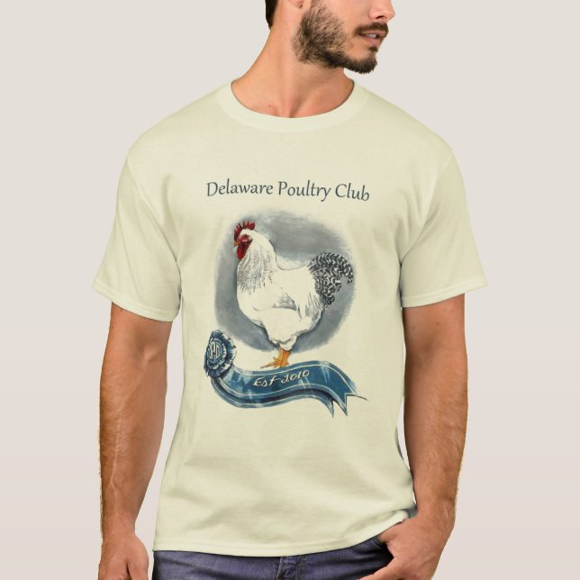 Camiseta Las aves de corral de Delaware aporrean la (Anverso)