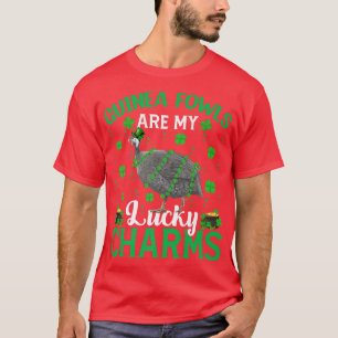 Camiseta Las aves de Guinea son mis encantos afortunados de