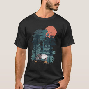 Camiseta Las aves del cielo de la montaña Tapir Mountain Pi