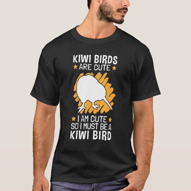 Camiseta Las Aves Kiwi Son Kiwi De Nueva Zelanda Cuidados (Anverso)