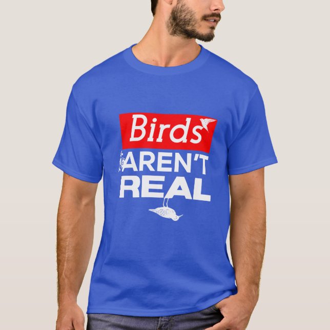 Camiseta Las aves no son verdaderas chicas (Anverso)