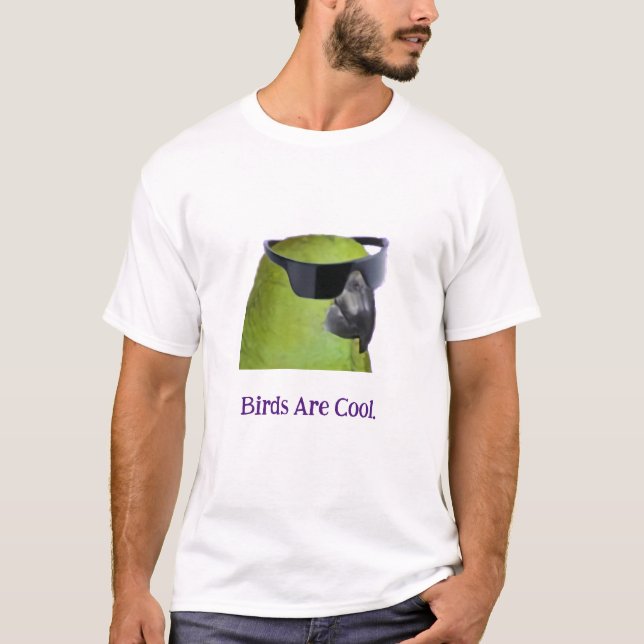 Camiseta Las aves son fondo claro de Guay (Anverso)