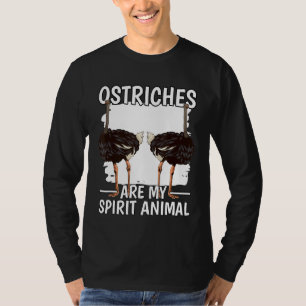 Camiseta Las avestruces son mi animal espiritual