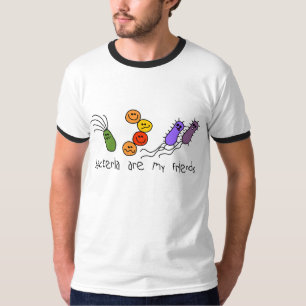 Camiseta Las bacterias son mis amigos