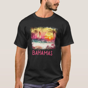 Camiseta Las Bahamas Palm Tree Beach vacaciones veraniego y