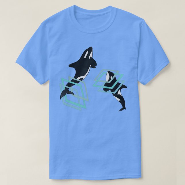 Camiseta Las ballenas (Diseño del anverso)