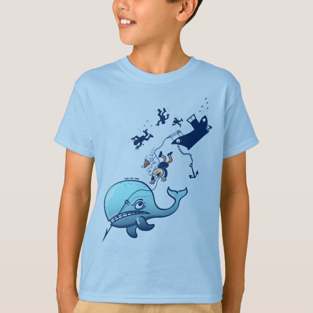 Camiseta ¡Las ballenas son furiosas! (Anverso)