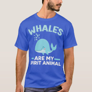 Camiseta Las ballenas son mi espíritu Animal Mammal Mar sub