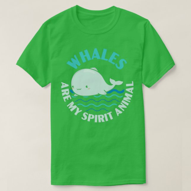 Camiseta Las ballenas son mi espíritu Animal Mammal Mar sub (Diseño del anverso)