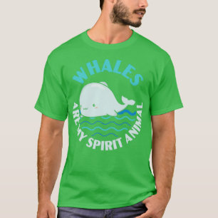 Camiseta Las ballenas son mi espíritu Animal Mammal Mar sub