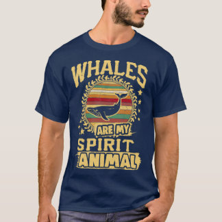 Camiseta Las ballenas son mi espíritu Animales Arte de ball