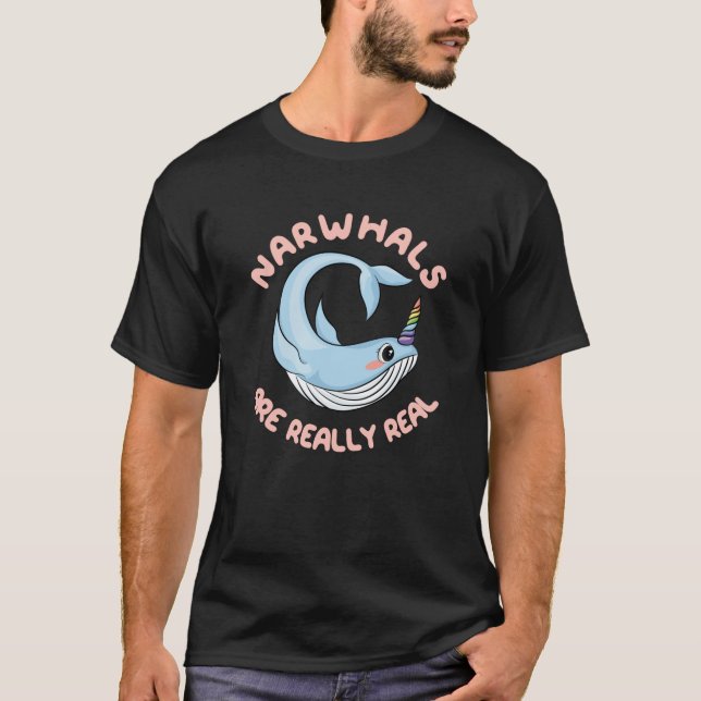 Camiseta Las ballenas son realmente reales (Anverso)