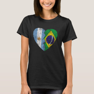 Camiseta Las banderas argentinas de Brasil despiertan a Arg