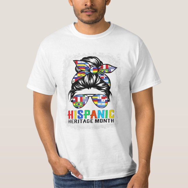 Camiseta Las banderas del mes de la herencia son desagradab (Anverso)