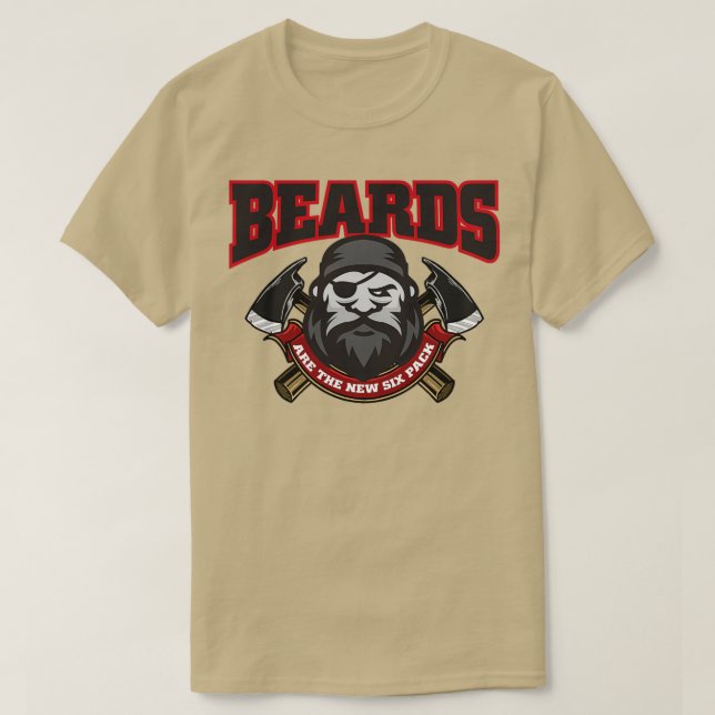 Camiseta Las barbas son el nuevo diseño de las seis barbas (Diseño del anverso)