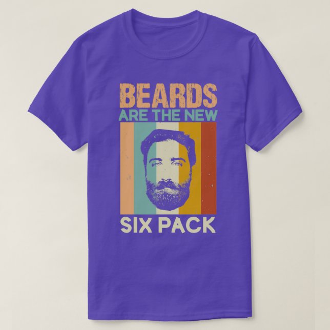 Camiseta Las barbas son el nuevo paquete de seis (Diseño del anverso)