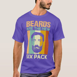 Camiseta Las barbas son el nuevo paquete de seis