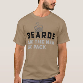 Camiseta Las barbas son el nuevo paquete de seis
